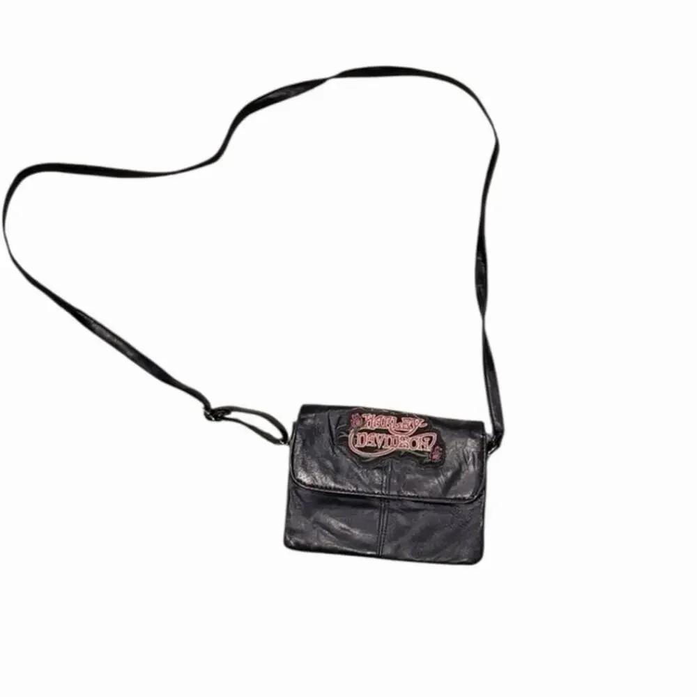 Vintage Harley-Davidson Leather 3-in-1 Crossbody Hip Bag